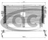 NISSA 921109F515 Condenser, air conditioning